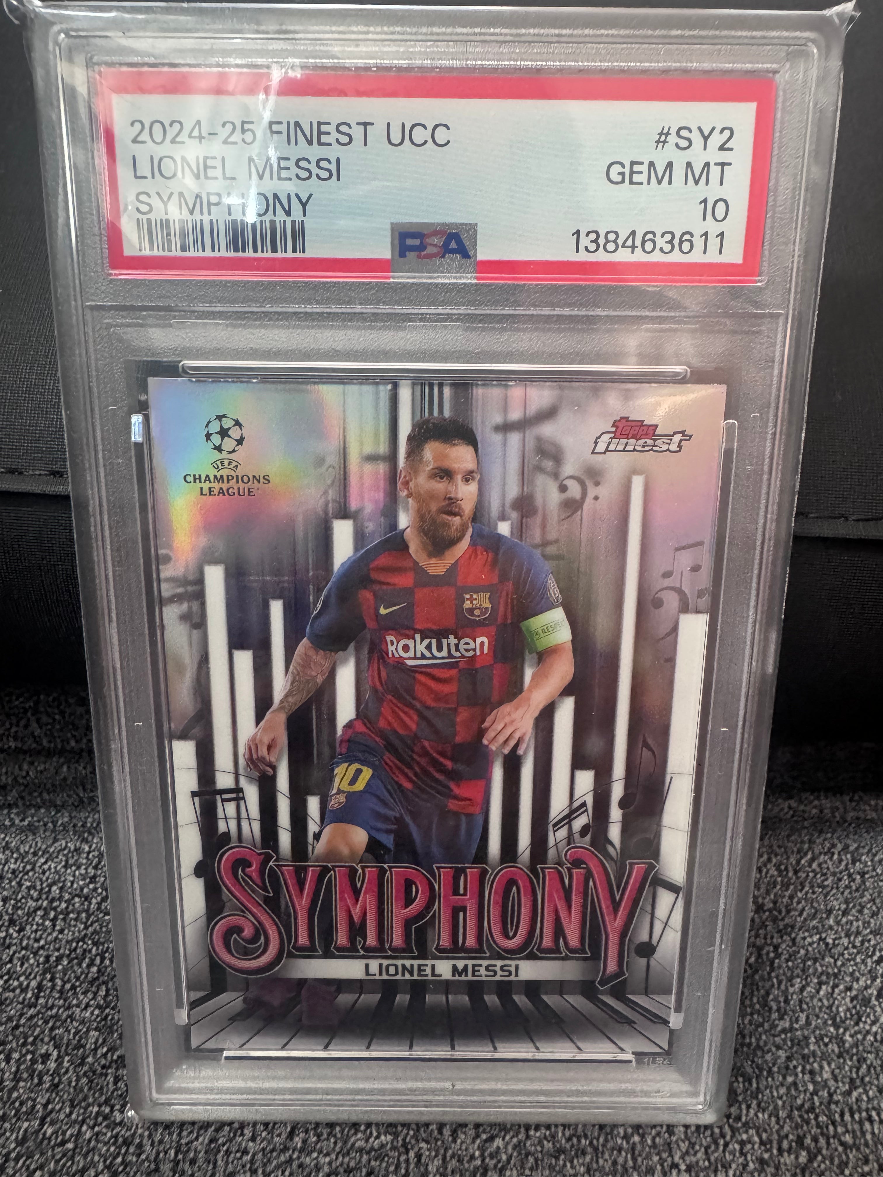 Lionel Messi 2024-25 symphony psa10